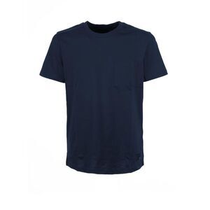 PEUTEREY Men's Classic Crew Neck T-Shirt with Chest Pocket Men BLUE T-Shirts